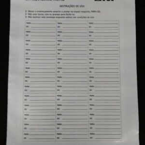 ENVELOPE PLÁSTICO DE CORRESPONDÊNCIA INTERNA COM FECHO TRILHO 1