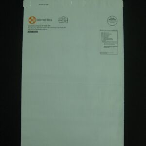 ENVELOPE PLÁSTICO DE SEGURANÇA PARA DOCUMENTOS, CONTRATOS DA  ÁREA MÉDICA, CONVENIOS  E HOSPITAIS
