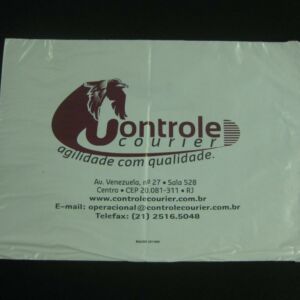 ENVELOPE PLÁSTICO DE SEGURANÇA PARA EMPRESAS DE TRANSPORTE ÁEREO OU TERRESTRE TIPO FLYERS 5