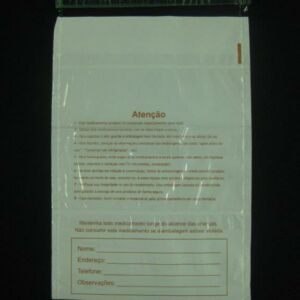 ENVELOPE PLÁSTICO DE SEGURANÇA PARA FARMÁCIA DE MANIPULAÇÃO 3