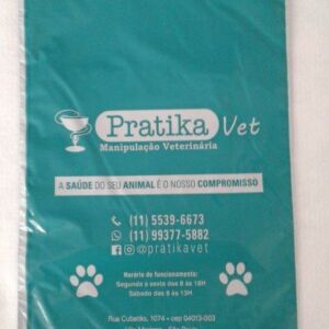 ENVELOPE PLÁSTICO DE SEGURANÇA PARA FARMÁCIA DE MANIPULAÇÃO COM BOLSA CANGURU