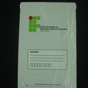 ENVELOPE PLÁSTICO DE SEGURANÇA PARA GUARDA DE PROVAS EM INSTITUIÇÕES DE ENSINO