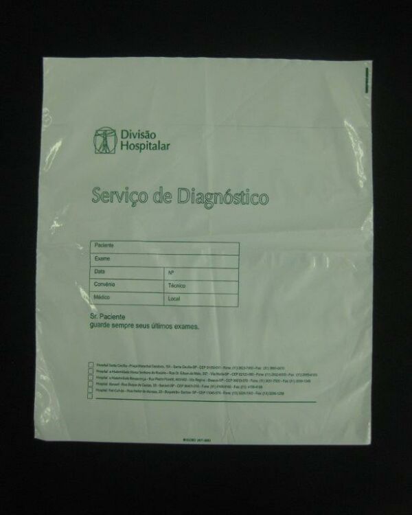 ENVELOPE PLÁSTICO PARA CHAPAS DE RX E TOMOGRAFIA, IMAGEM E OUTROS - Image 7