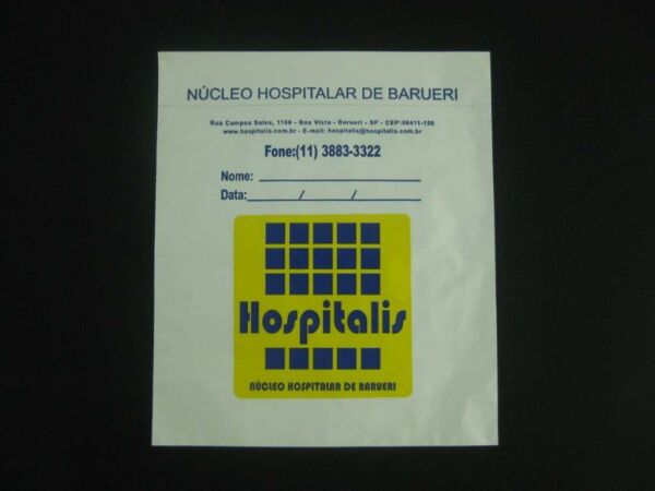 ENVELOPE PLÁSTICO PARA CHAPAS DE RX, TOMOGRAFIA E IMAGEM TIPO FRONHA 8