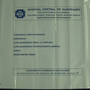 ENVELOPE PLÁSTICO PARA CHAPAS DE RX E TOMOGRAFIA, IMAGEM E OUTROS 4