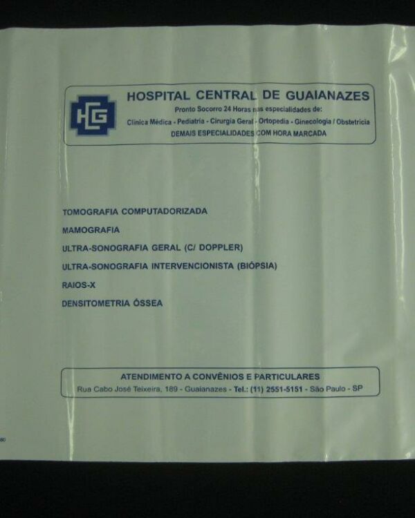 ENVELOPE PLÁSTICO PARA CHAPAS DE RX E TOMOGRAFIA, IMAGEM E OUTROS - Image 8