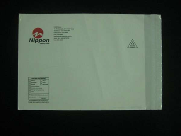 ENVELOPE PLÁSTICO PARA CORREIO, ENVIO DE REVISTA, JORNAL, CATÁLOGO, COBRANÇA E COBRANÇA PLÁSTICOS COM ABA E FITA - Image 2