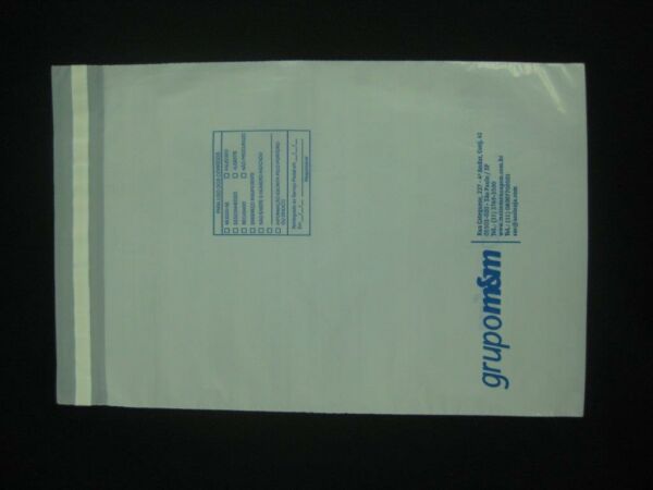 ENVELOPE PLÁSTICO PARA CORREIO, ENVIO DE REVISTA,JORNAL,CATALOGO, COBRANÇA E INFORMATIVOS  COM ABA E FITA 1