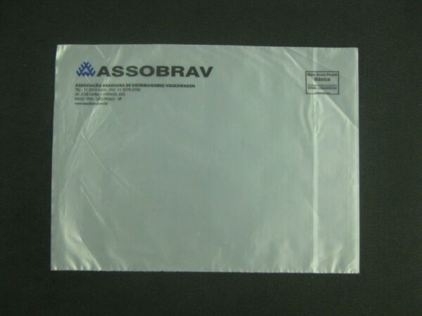 ENVELOPE PLÁSTICO PARA CORREIO, ENVIO DE REVISTAS, JORNAIS, CATALOGOS, COBRANÇA E OUTROS INFORMATIVOS 1