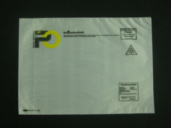 ENVELOPE PLÁSTICO PARA CORREIO, ENVIO DE REVISTAS, JORNAIS, CATALOGOS, COBRANÇA E OUTROS INFORMATIVOS 2