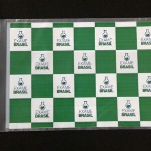 ENVELOPE PLÁSTICO PARA ENTREGA DE EXAMES DE DIAGNÓSTICO COM JANELA ABA E FITA 6