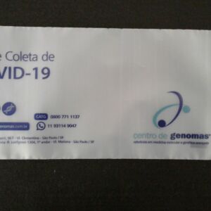 ENVELOPE PLÁSTICO PARA KIT COLETA DE COVID 19 COM ABA E FITA PERMANENTE