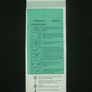 ENVELOPE PLÁSTICO PARA KIT DE COLETA PAPANICOLAU IMPRESSO COM ABA E FITA 1