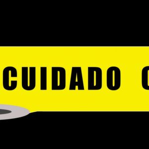 FAIXA DE SINALIZAÇÃO E SEGURANÇA CUIDADO