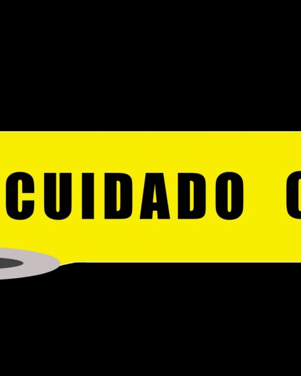 FAIXA DE SINALIZAÇÃO E SEGURANÇA CUIDADO