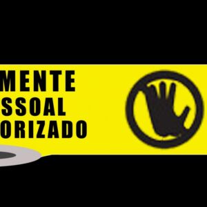 FAIXA DE SINALIZAÇÃO E SEGURANÇA PERIGO MANTENHA-SE AFASTADO