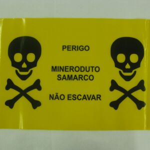 FAIXA DE SINALIZAÇÃO E SEGURANÇA SUBTERÂNEA PARA MINERODUTO NÃO ESCAVAR