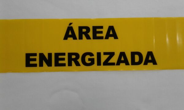 FAIXA DE SINALIZAÇÃO E SEGURANÇA SUBTERRÂNEA ÁREA ENERGIZADA