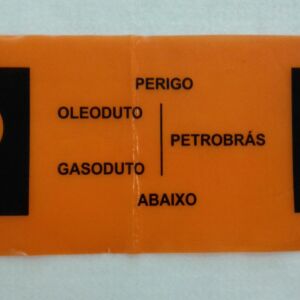 FAIXA DE SINALIZAÇÃO E SEGURANÇA SUBTERRÂNEA GASODUTO OLEODUTO