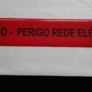 FAIXA DE SINALIZAÇÃO E SEGURANÇA SUBTERRÂNEA PERIGO REDE ELÉTRICA