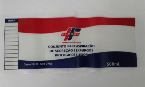 ROTULO MANGA PARA FRASCO COLETOR DE ASPIRAÇÃO DAS VIAS ÁEREA 8