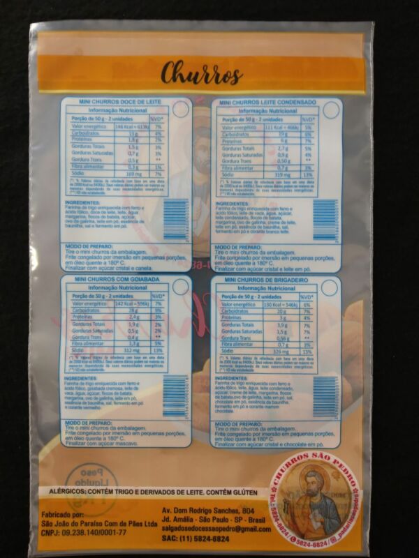 SACO PARA MINI CHURROS CONGELADOS 4