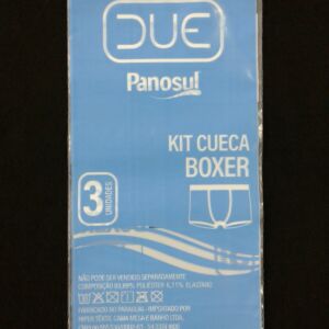 SACO PLÁSTICA PARA CUECAS COM SOLAPA E FURO PARA DISPLAY COM ABA E FITA