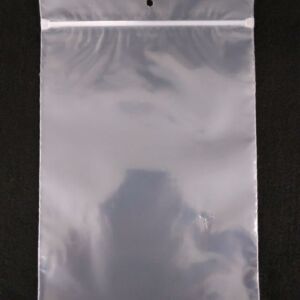 SACO PLÁSTICO COM FECHO ZIP COM FURO PARA DISPLAY  PARA USO GERAL 3