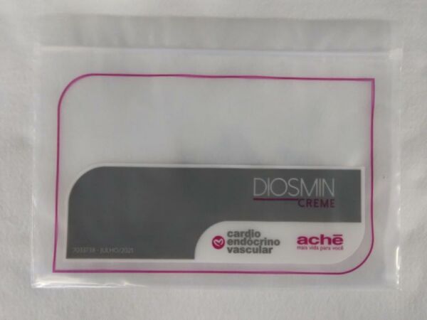 SACO PLÁSTICO COM FECHO ZIP PARA AÇÕES PROMOCIONAIS DE LABORATÓRIOS E INDÚSTRIA FARMACÊUTICA 3