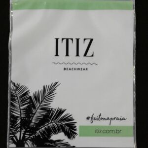 SACO PLÁSTICO COM FECHO ZIP PARA BIQUINIS MODA PRAIA