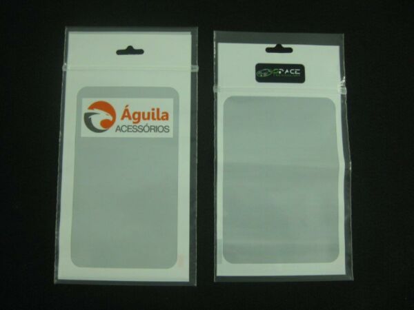 SACO PLÁSTICO COM FECHO ZIP PARA CAPAS  DE CELULARES  E ACESSÓRIOS 2