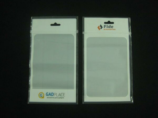 SACO PLÁSTICO COM FECHO ZIP PARA CAPAS DE CELULARES E ACESSÓRIOS