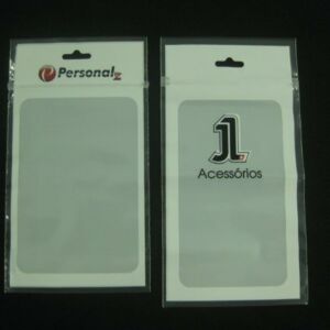 SACO PLÁSTICO COM FECHO ZIP PARA CAPAS  DE CELULARES  E ACESSÓRIOS 1