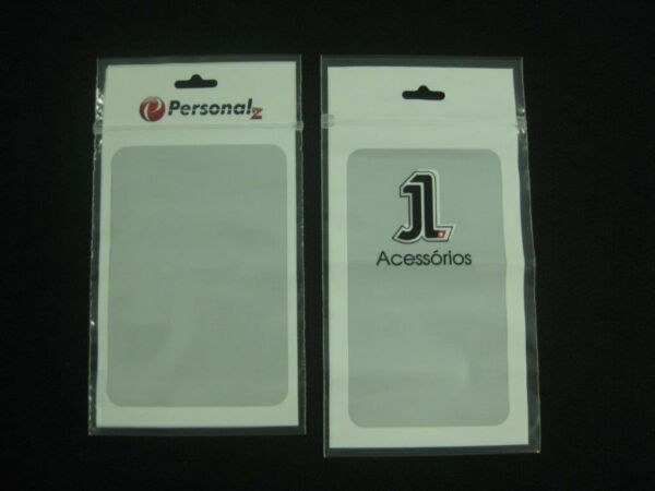 SACO PLÁSTICO COM FECHO ZIP PARA CAPAS  DE CELULARES  E ACESSÓRIOS 1