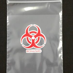 SACO PLÁSTICO COM FECHO ZIP PARA COLETA DE MATERIAL BIOLÓGICO MBL COM BOLSA CANGURU