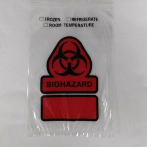 SACO PLÁSTICO COM FECHO ZIP PARA COLETA DE MATERIAL BIOLÓGICO MBL COM BOLSA CANGURU