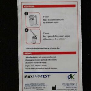 SACO PLÁSTICO COM FECHO ZIP PARA EXAMES DE FEZES LABORATORIAIS 2
