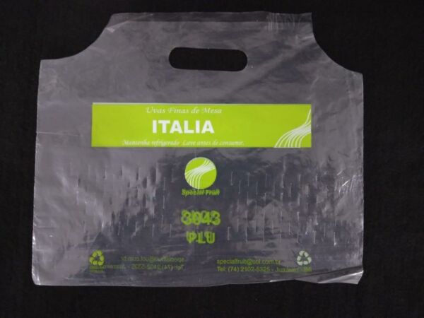 SACO PLÁSTICO COM FECHO ZIP PARA FRUTAS, CEREJAS, UVAS E OUTRAS 1