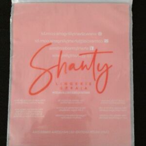 SACO PLÁSTICO COM FECHO ZIP PARA LINGERIE