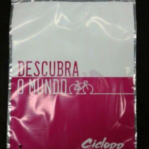 SACO PLÁSTICO COM FECHO ZIP PARA MODA FITNESS 2