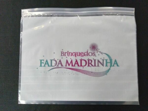SACO PLÁSTICO COM FECHO ZIP PARA MODA INFANTIL E BEBE, BRINQUEDOS E ARTIGOS