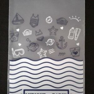 SACO PLÁSTICO COM FECHO ZIP PARA MODA PRAIA, FITNESS E SPORTS WEAR COM FURO PARA DISPLAY 3