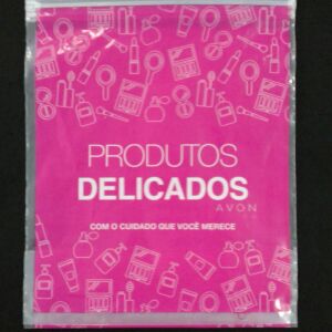 SACO PLÁSTICO COM FECHO ZIP PARA PRODUTOS DELICADOS DE PERFUMARIA, BELEZA E HIGIENE