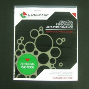 SACO PLÁSTICO COM FECHO ZIP PARA VEDAÇÕES ESPECIAIS