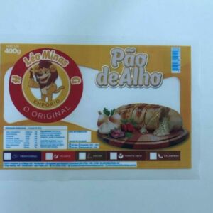SACO PLÁSTICO OU FOLHA PARA PÃO DE ALHO CONGELADO