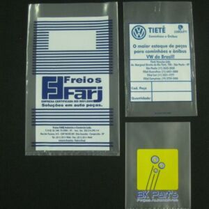 SACO PLÁSTICO  PARA AUTOPEÇAS COM ABERTURA NA PARTE SUPERIOR