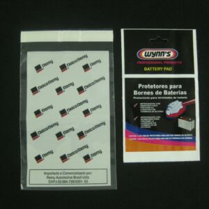 SACO PLÁSTICO  PARA AUTOPEÇAS, ACESSÓRIOS E KITS AUTOMOTIVOS COM SOLAPA E FURO PARA DISPLAY COM ABA E FITA