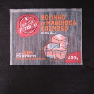SACO PLÁSTICO PARA BOLINHO DE MANDIOCA CONGELADO