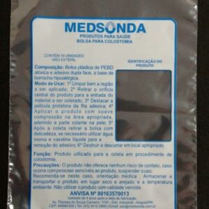 SACO PLÁSTICO PARA BOLSA DE COLOSTOMIA