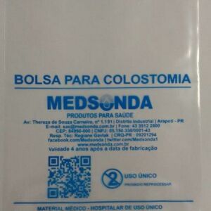 SACO PLÁSTICO PARA BOLSA DE COLOSTOMIA 4